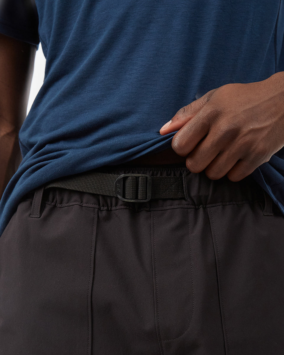 Tentree InMotion Tech Short - Meteorite Black