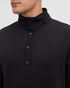 Tentree Men's Howson 1/4 Snap - Meteorite Black