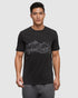 Tentree Men's Mountain Scenic T-Shirt - Meteorite Black