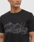 Tentree Men's Mountain Scenic T-Shirt - Meteorite Black