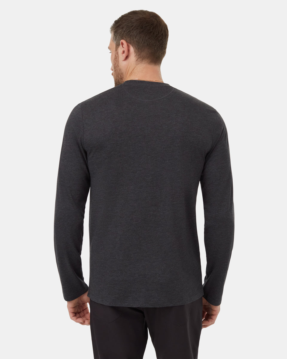 Tentree Men's Sasquatch Longsleeve - Meteorite Black Heather