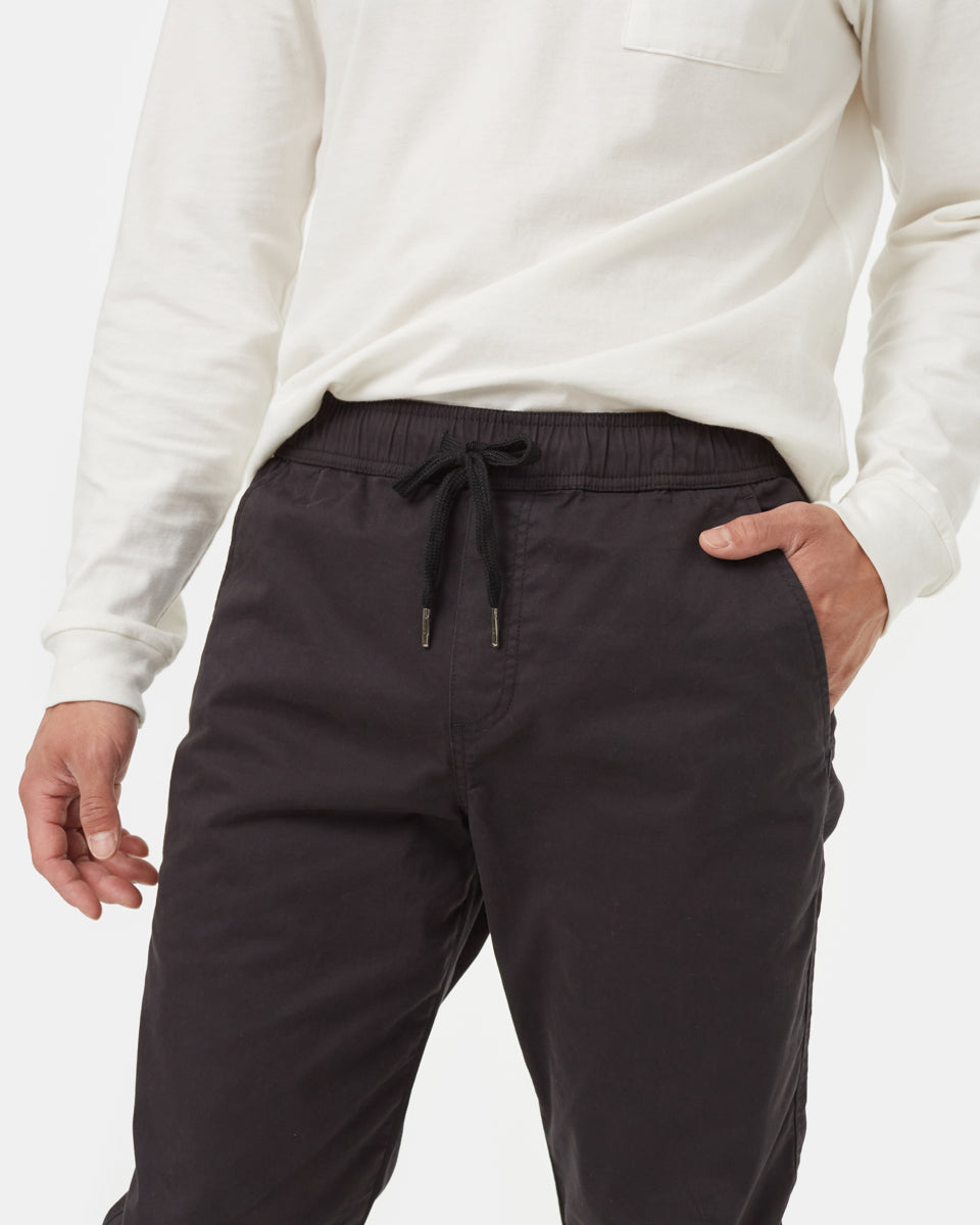 Tentree Twill Classic Jogger - Meteorite Black