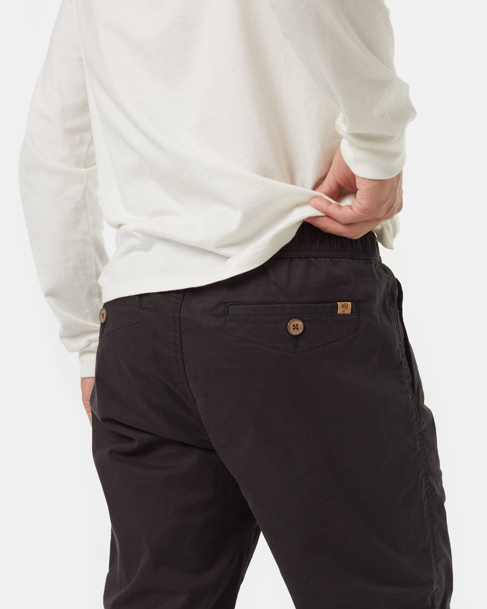 Tentree Twill Classic Jogger - Meteorite Black
