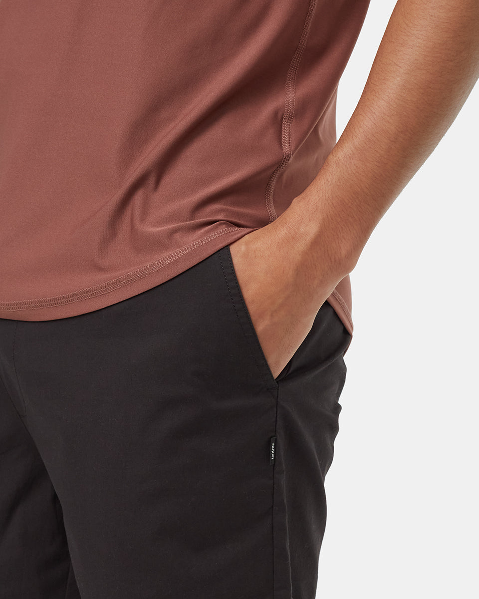 Tentree Men's EcoStretch Cotton 7" Short - Meteorite Black