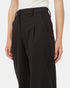 Tentree Women's Soft EcoTwill Pleat Front Pant - Meteorite Black
