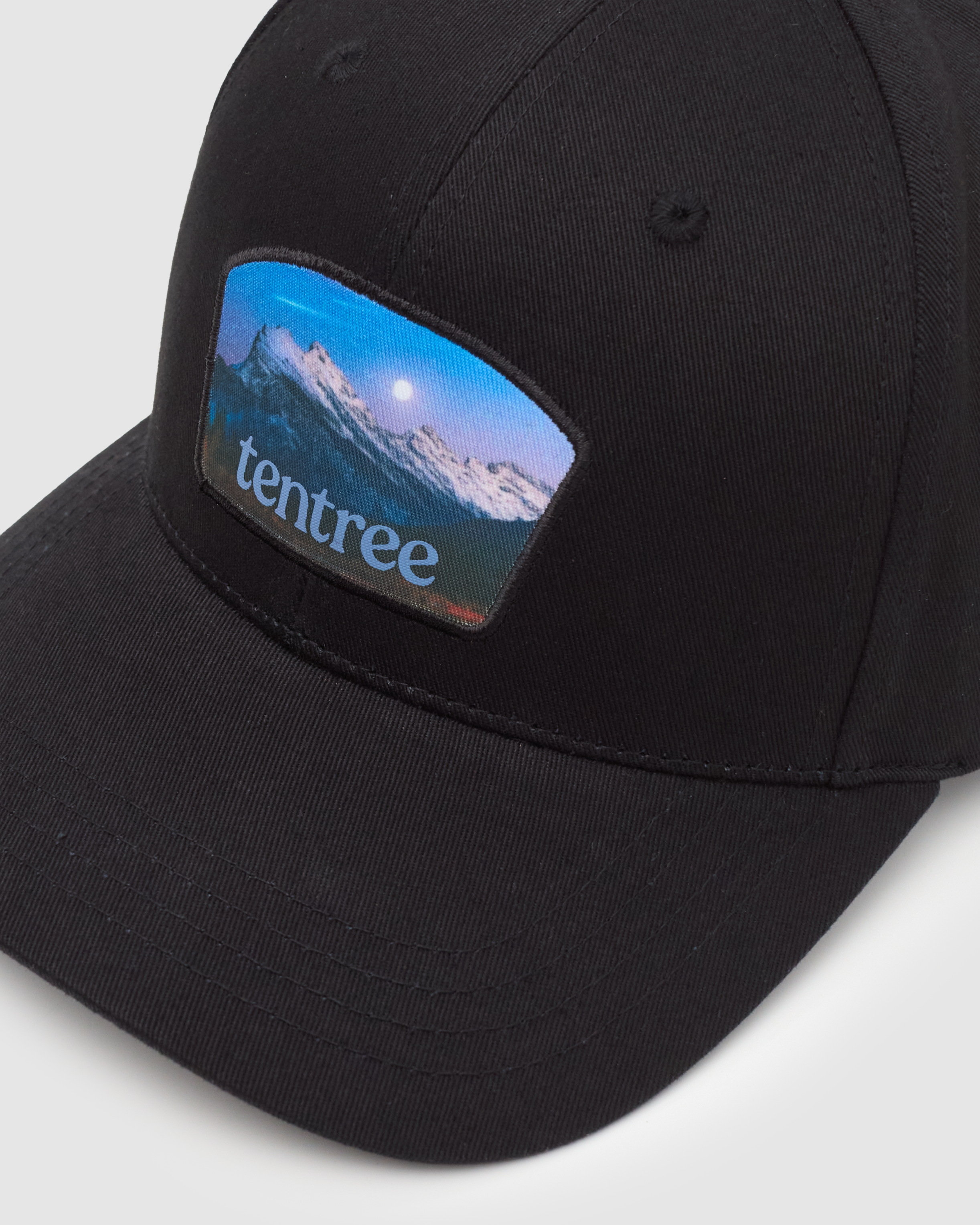 Tentree Parks Souvenir Patch Elevation Hat - Meteorite Black Pine Green