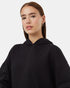 Tentree Women's TreeFleece Sleeve Detail Hoodie - Meteorite Black