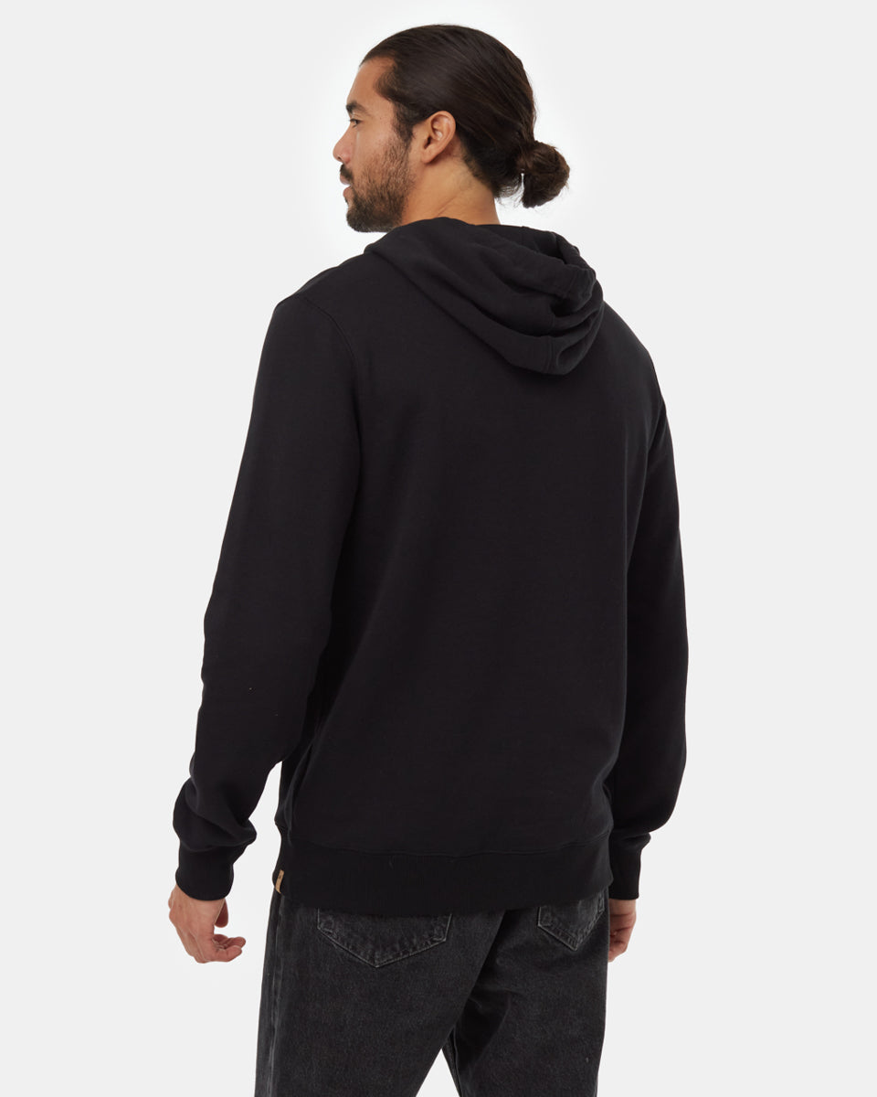 Tentree Men's Artist Portal Hoodie - Meteorite Black Ocean