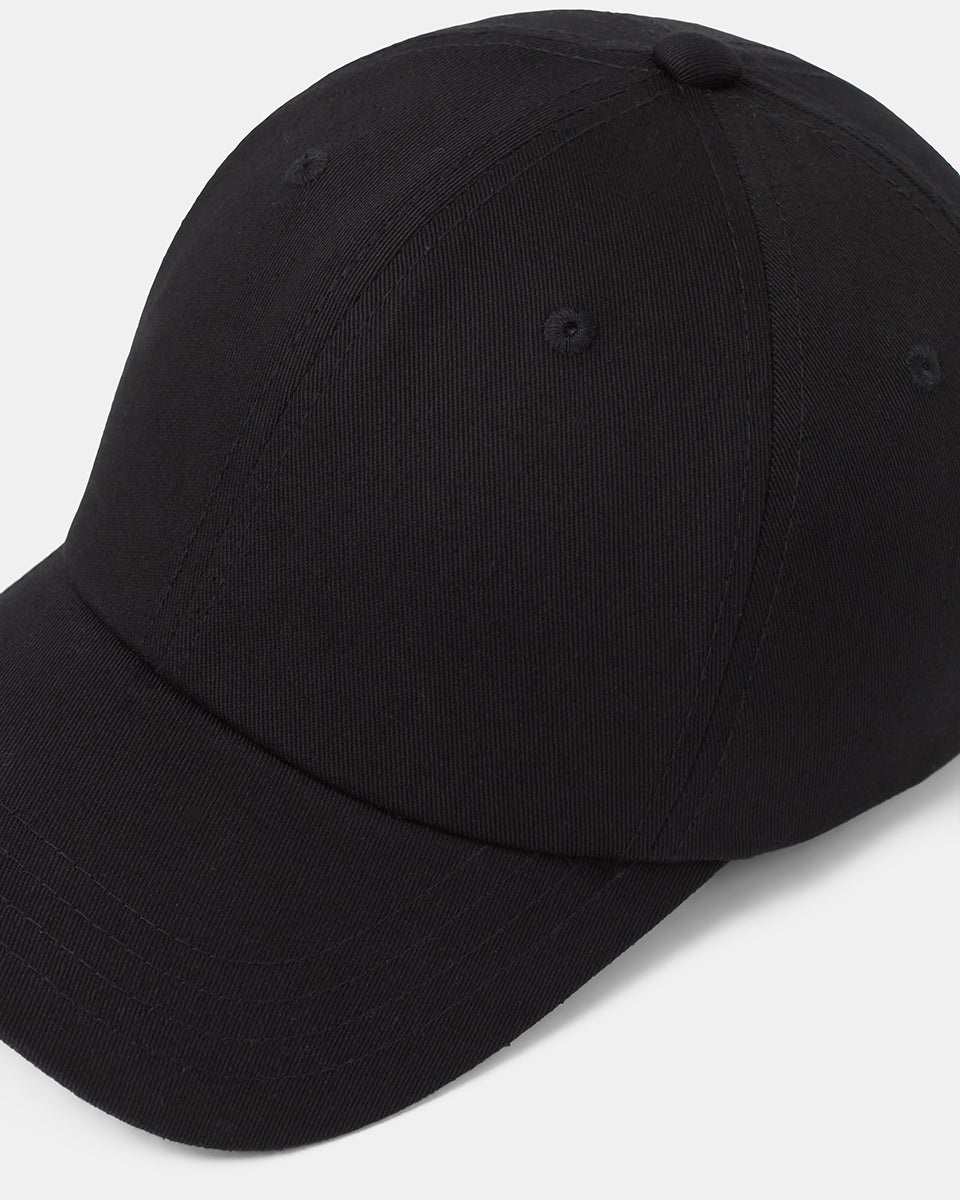 Tentree Organic Cotton Peak Hat - Meteorite Black