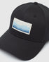 Tentree Juniper Wave Elevation Hat - Meteorite Black Blue Falls
