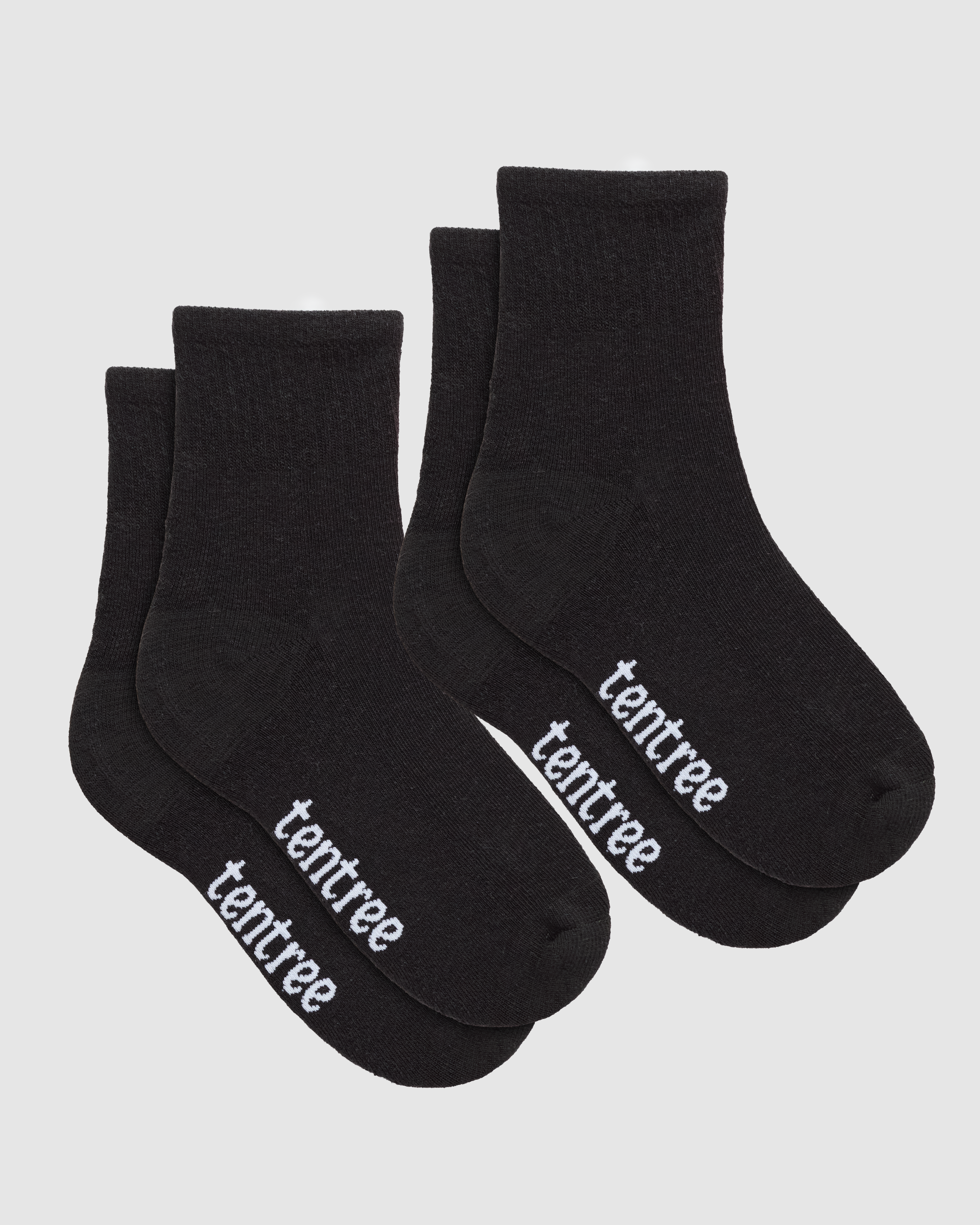 Tentree Cortes Socks (2-Pack) - Meteorite Black Meteorite Black