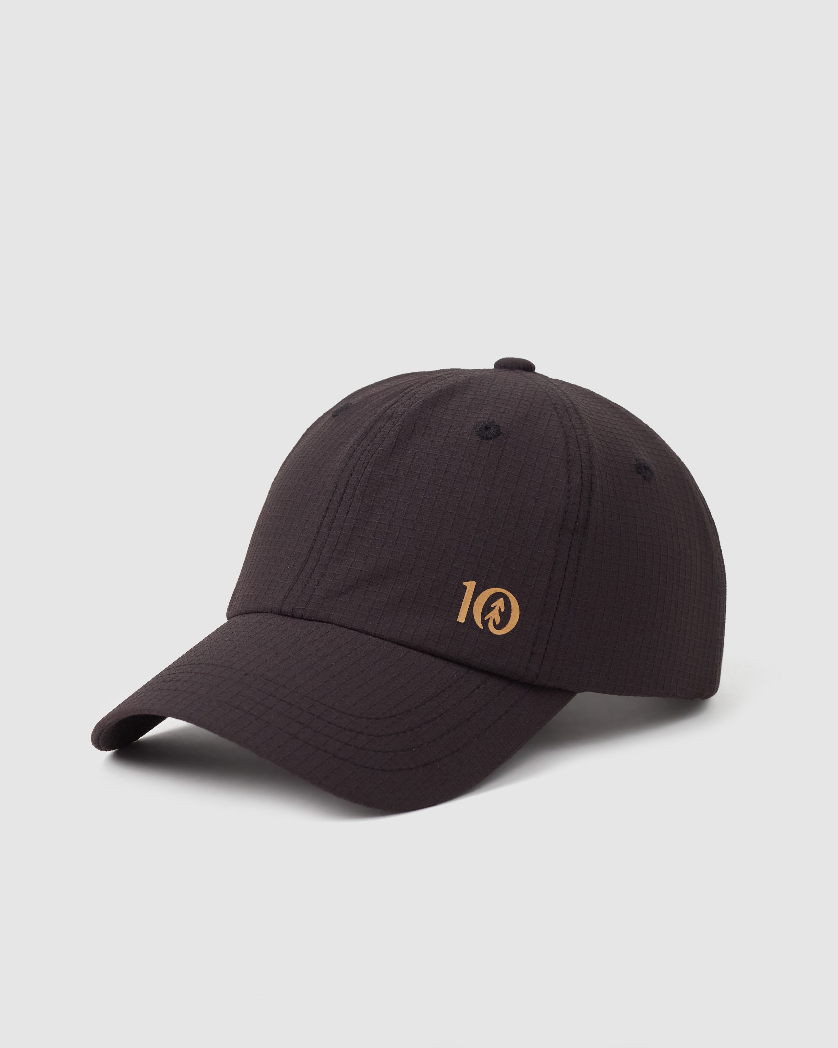 Tentree EcoStretch Nylon Peak Hat - Meteorite Black