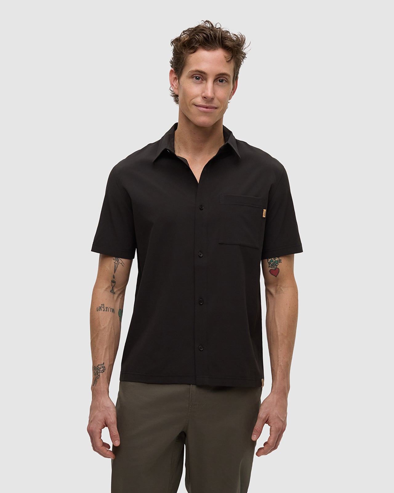 Tentree Men's Hurst Shirt - Meteorite Black