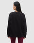 Tentree Women's Maple Crew - Meteorite Black Crimson