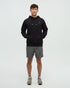 Tentree Men's Haiti Palm Logo Relaxed Hoodie - Meteorite Black Creek Stone