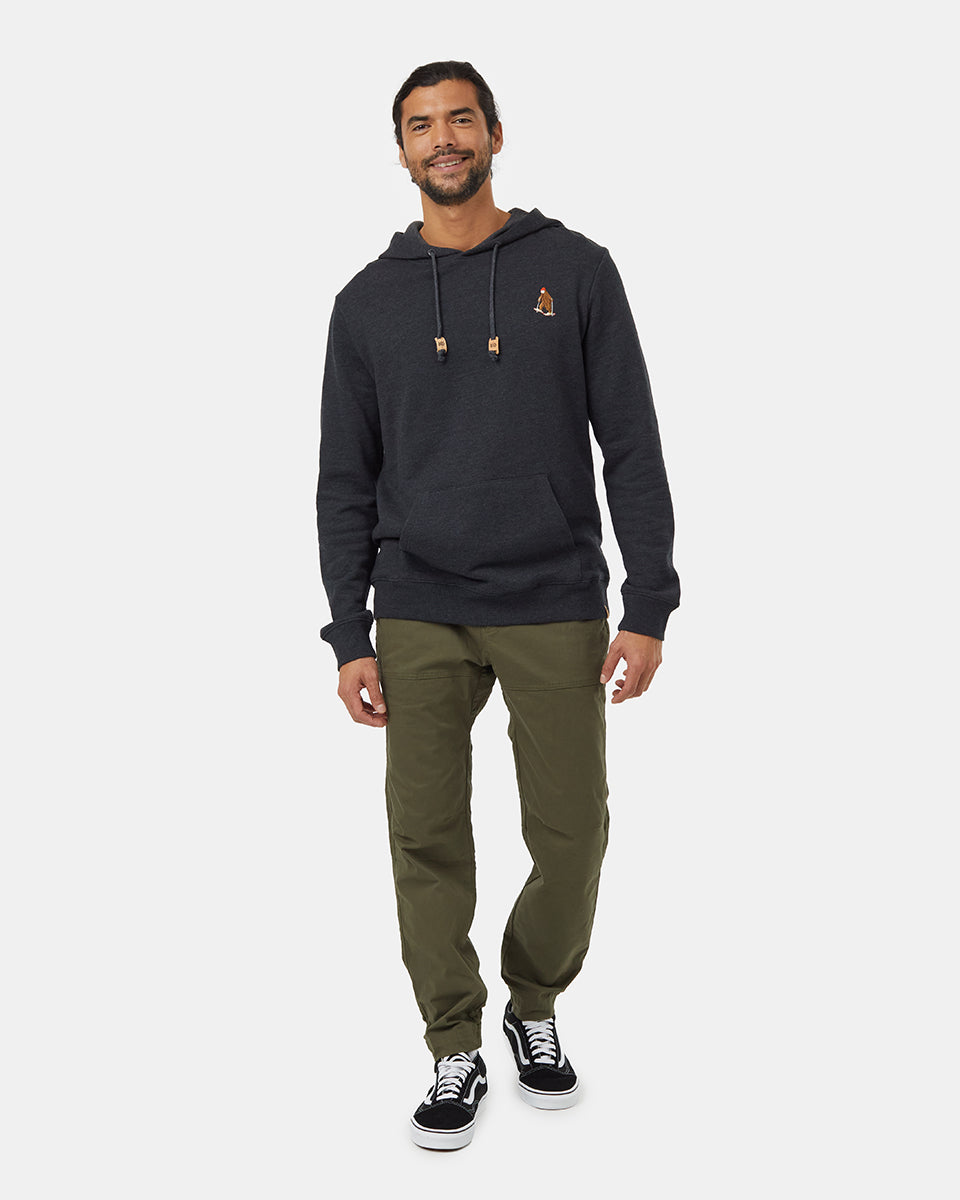 Tentree Men's Sasquatch Hoodie - Meteorite Black Heather Snowshoe