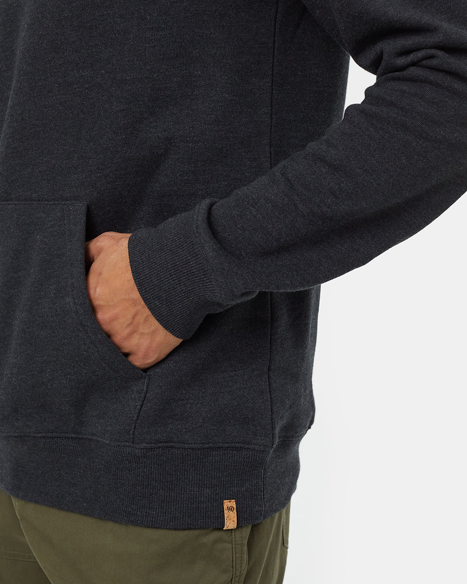 Tentree Men's Sasquatch Hoodie - Meteorite Black Heather Snowshoe