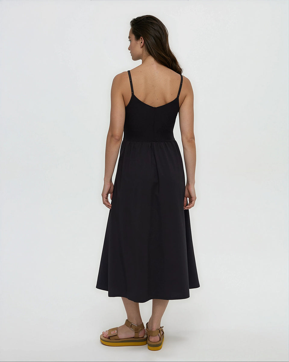 Tentree Women's Juneau Dress - Meteorite Black