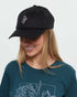 Tentree Flower Embroidery Peak Hat - Meteorite Black Sugar Pine