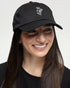 Tentree Flower Embroidery Peak Hat - Meteorite Black Sugar Pine