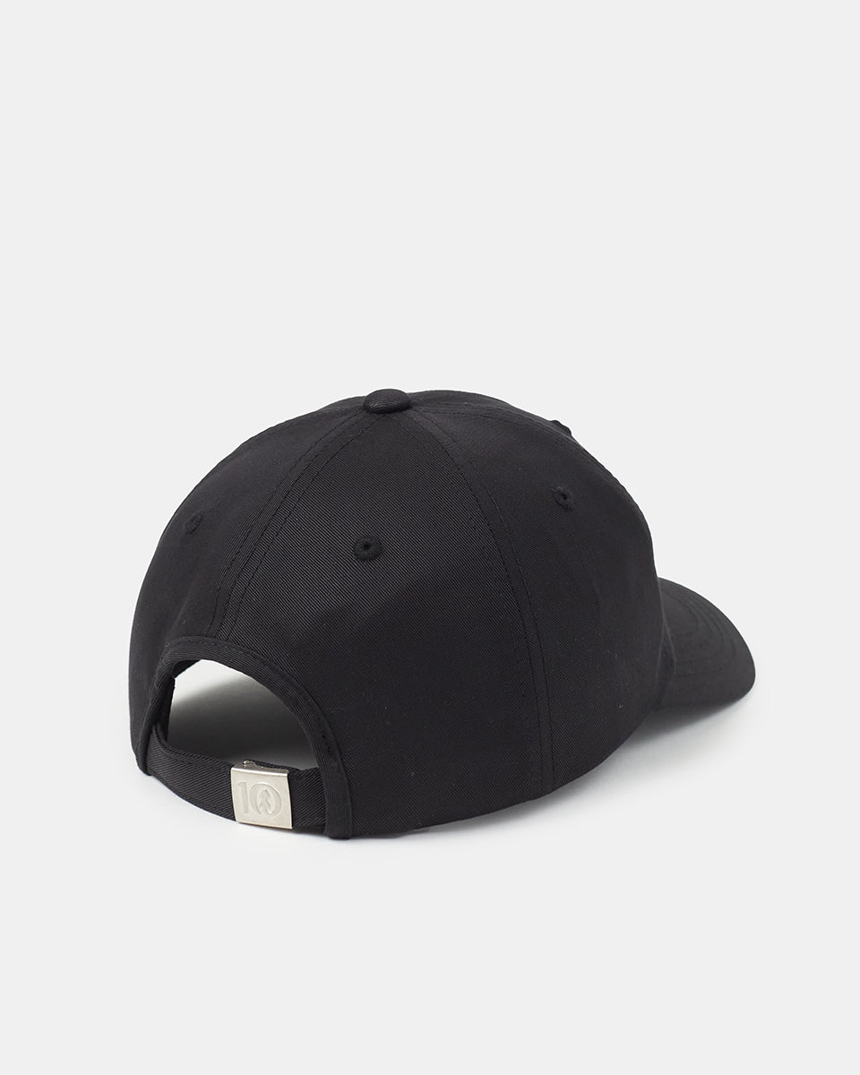 Tentree Flower Embroidery Peak Hat - Meteorite Black Sugar Pine