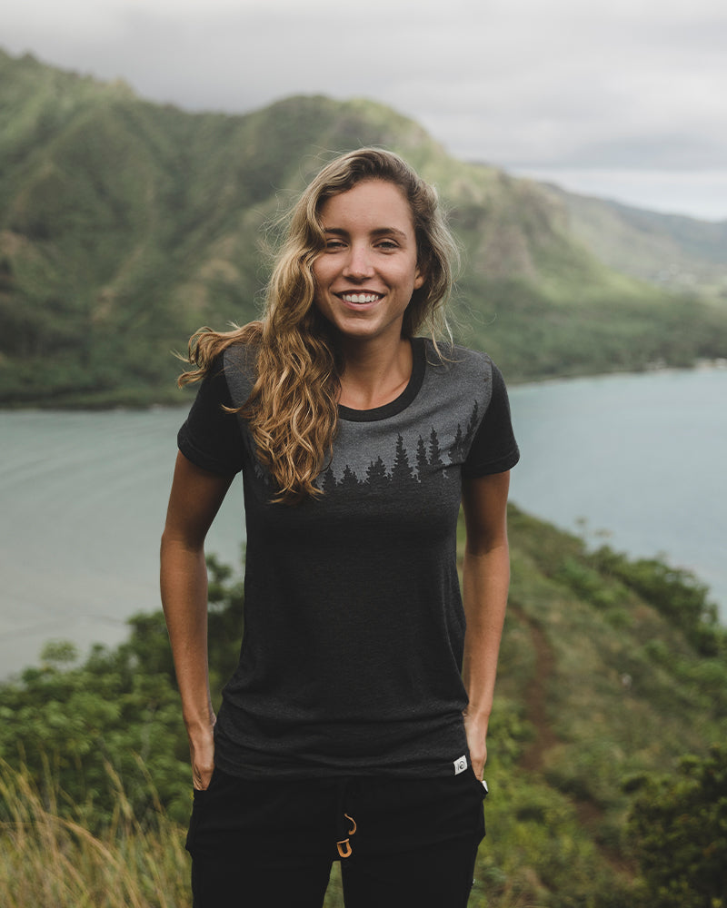 Tentree Juniper T-Shirt - Meteorite Black Heather