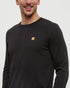 Tentree Men's TreeBlend Baker Longsleeve - Meteorite Black