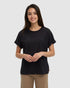 Tentree Women's Carey T-Shirt - Meteorite Black