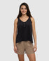 Tentree Women's Selwyn Tank - Meteorite Black