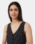 Tentree Women's Cami Dress - Meteorite Black Wildflower