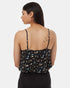 Tentree Women's EcoWoven Crepe Cami - Meteorite Black Blossom