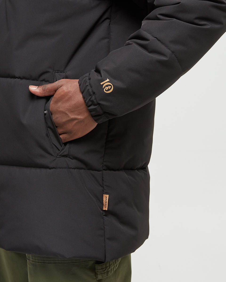 Tentree Men's Chilton Parka - Meteorite Black