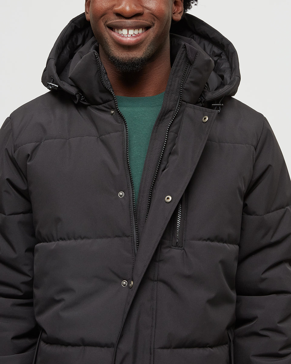 Tentree Men's Chilton Parka - Meteorite Black