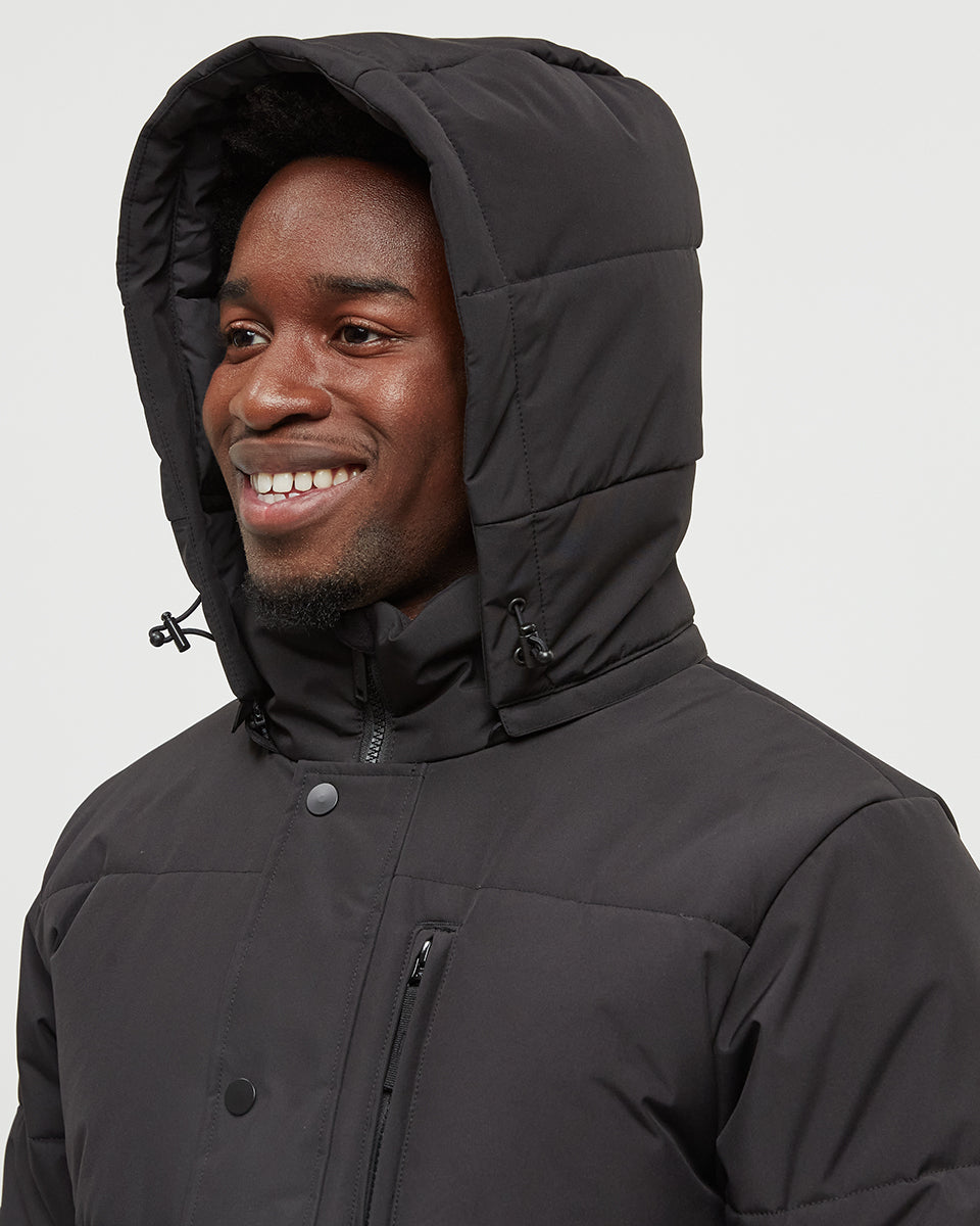 Tentree Men's Chilton Parka - Meteorite Black