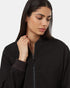 Tentree Women's TechBlend Bomber Jacket - Meteorite Black