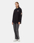 Tentree Women's Shuttle Patch Hoodie - Meteorite Black Bright White