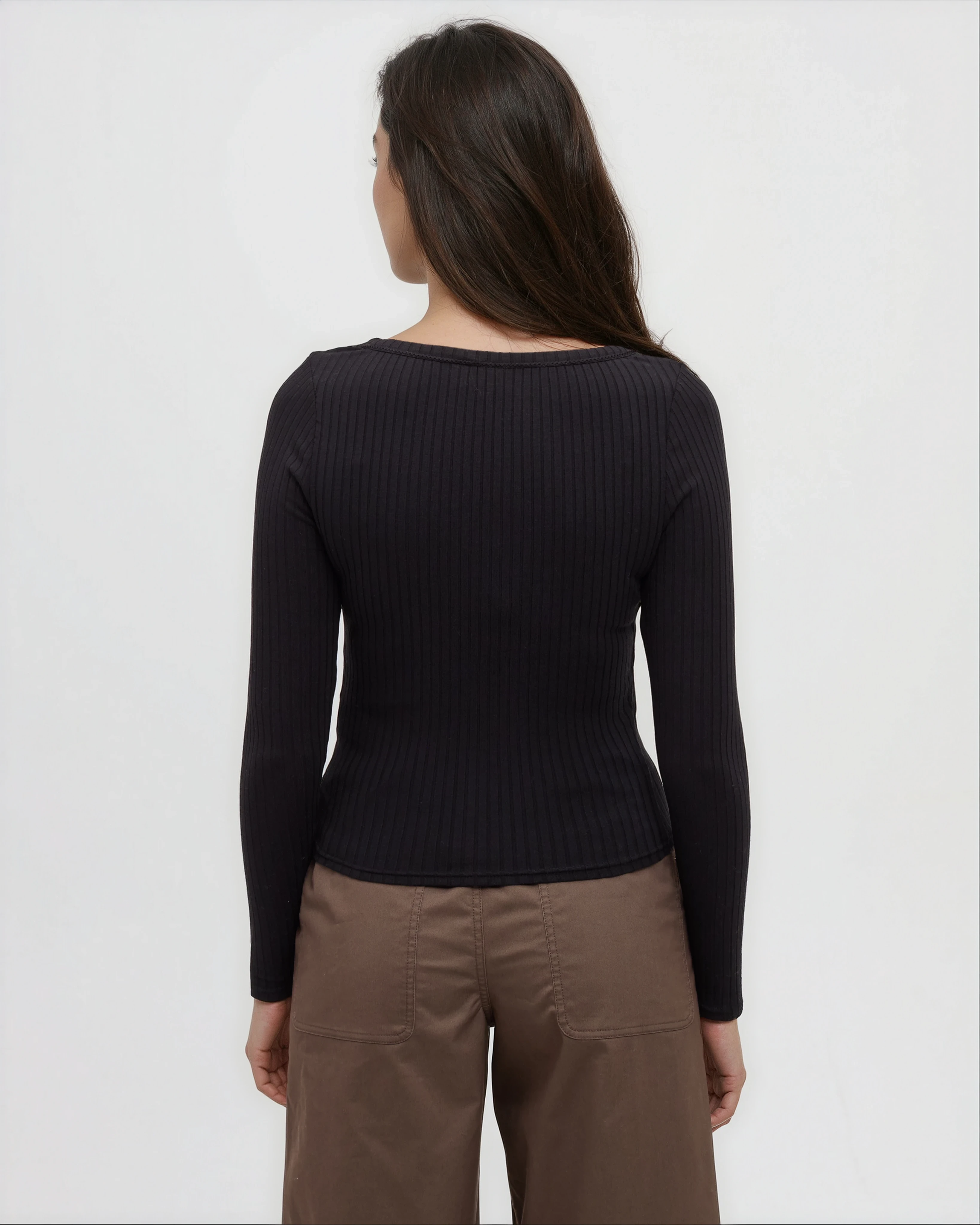 Tentree Women's Dakota Longsleeve - Meteorite Black
