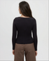 Tentree Women's Dakota Longsleeve - Meteorite Black