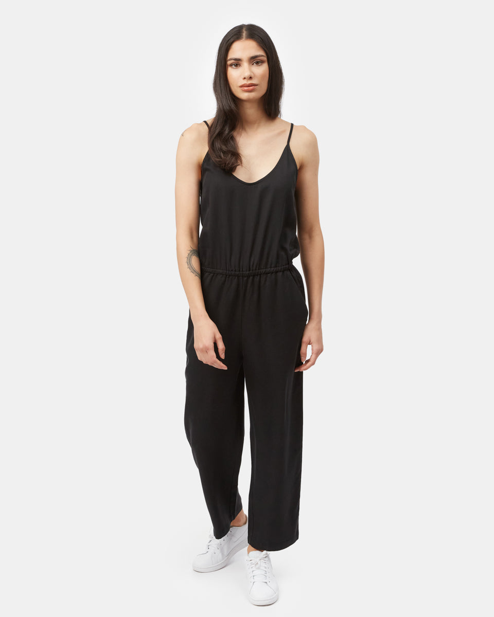 Tentree Breeze Jumpsuit - Meteorite Black