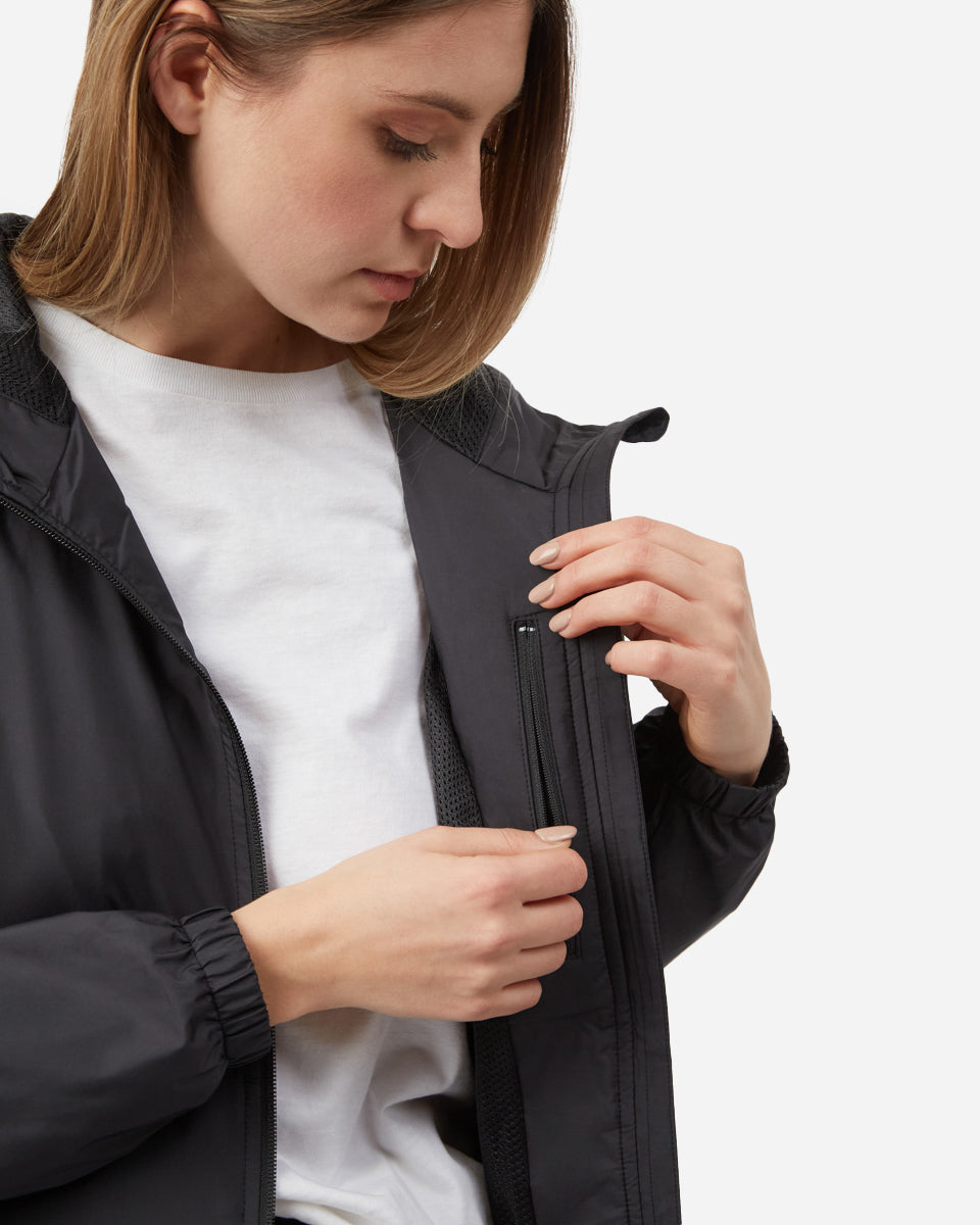 Tentree Women's Cloud Shell Jacket - Jet Black