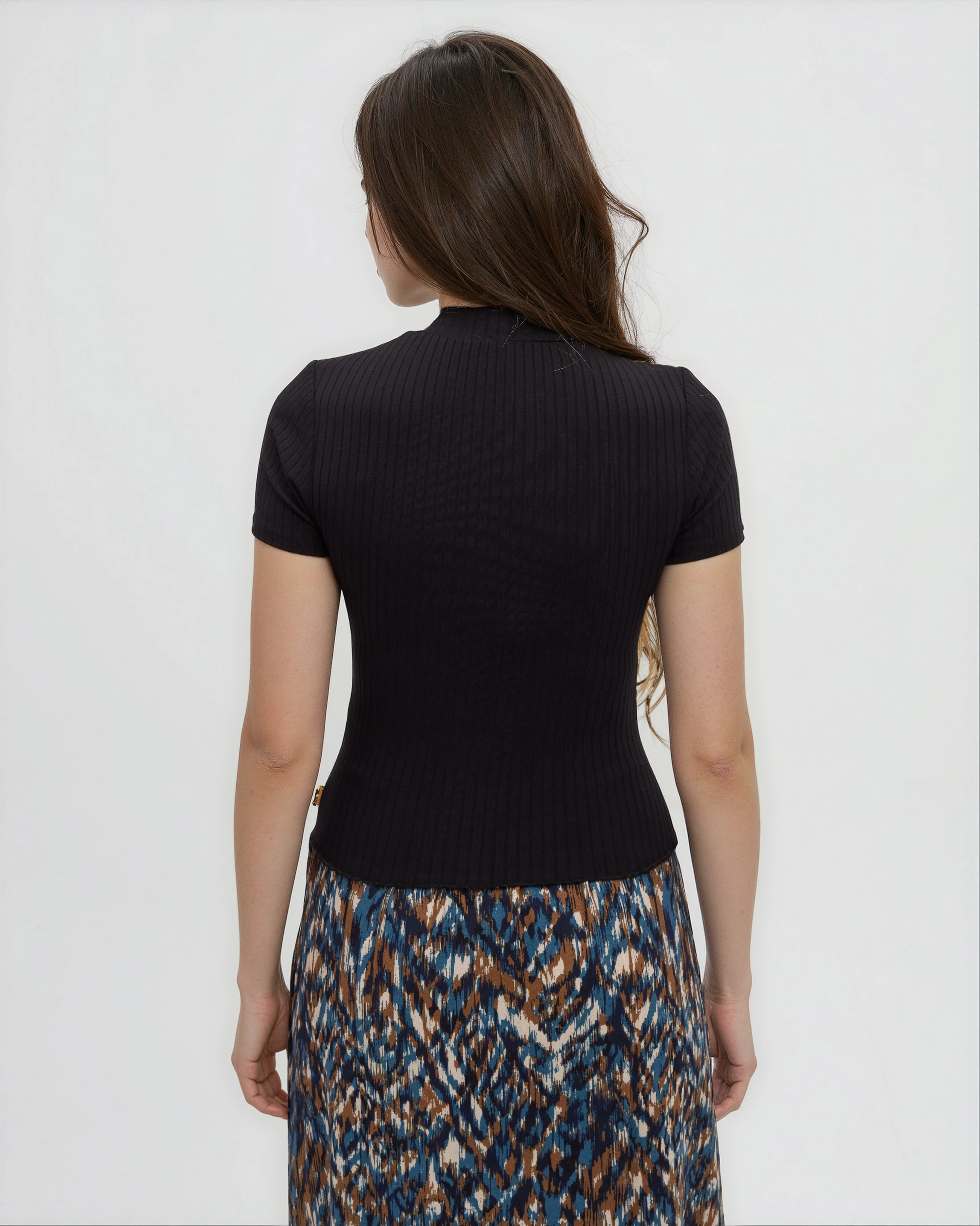 Tentree Women's Whitney Mockneck - Meteorite Black
