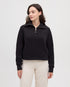 Tentree Women's Niagara 1/4 Zip - Meteorite Black