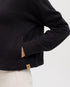 Tentree Women's Niagara 1/4 Zip - Meteorite Black