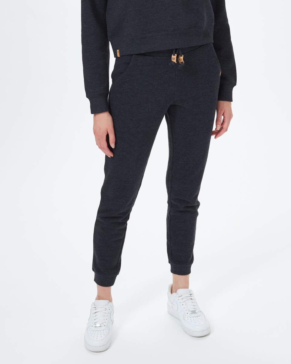 Tentree Bamone Sweatpant - Meteorite Black Heather