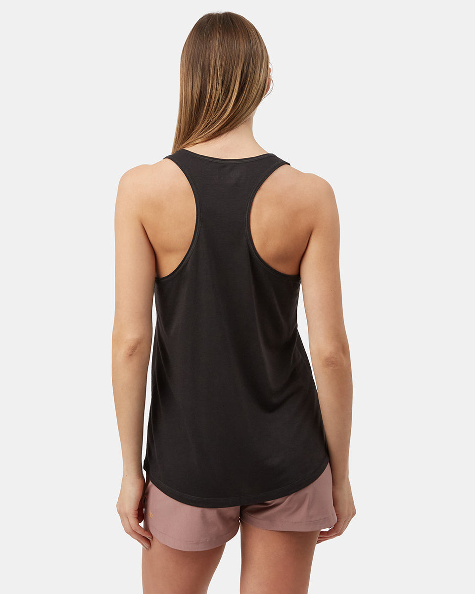 Tentree inMotion Racerback Tank - Meteorite Black