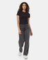 Tentree Women's Fitted Rib T-Shirt - Meteorite Black