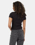 Tentree Women's Fitted Rib T-Shirt - Meteorite Black