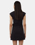 Tentree Women's Knit Wrap Dress - Meteorite Black