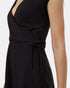 Tentree Women's Knit Wrap Dress - Meteorite Black