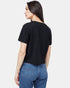 Tentree Golden Spruce Crop T-Shirt - Meteorite Black